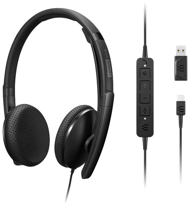 Lenovo MS kabelgebundenes Office-Headset detail