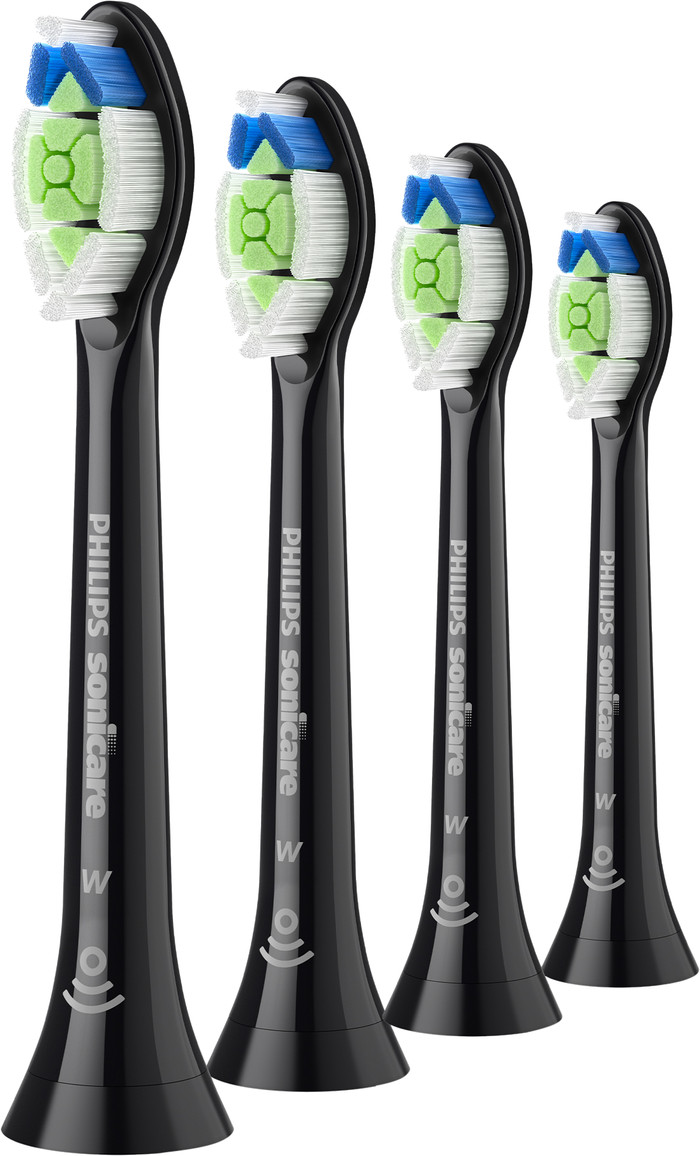 Philips Sonicare Optimal White HX6064/88 Zwart (4 stuks) rechterkant