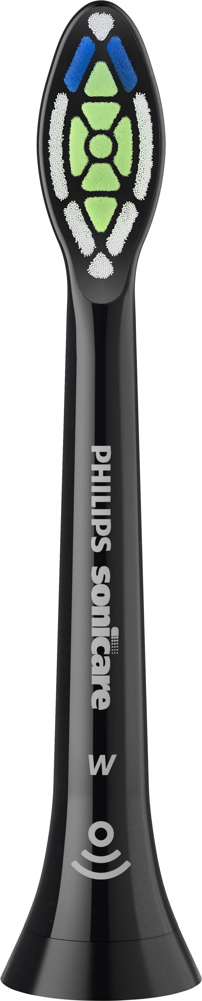 Philips Sonicare Optimal White HX6062/88 Schwarz (2 Stück) vorne
