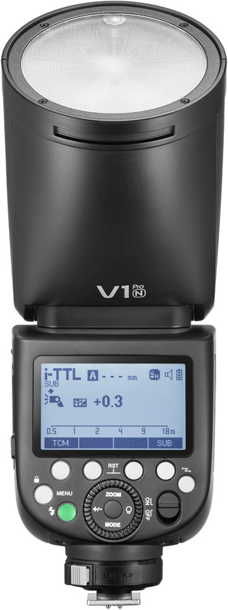 Godox Speedlite V1Pro Nikon achterkant