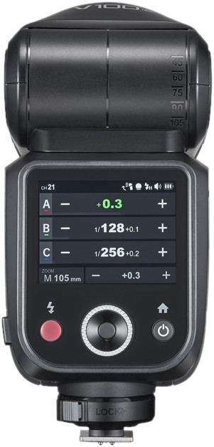 Godox Speedlite V100 Nikon detail