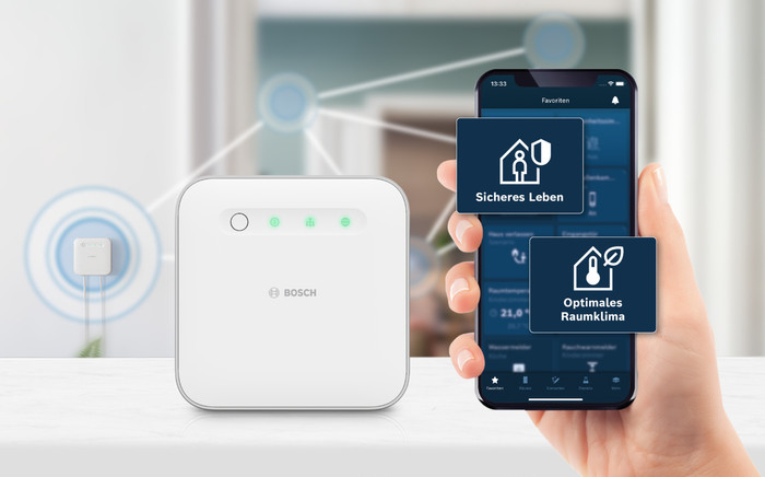 Bosch Smart Home Controller 2 product in gebruik