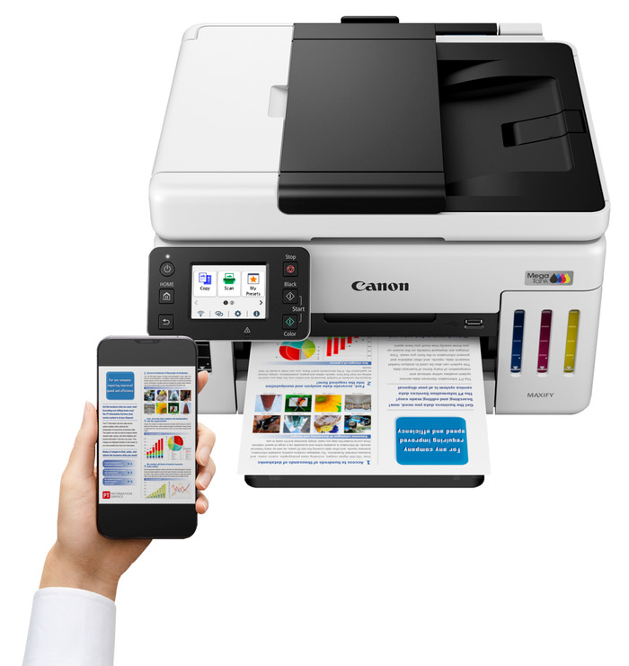 Canon MAXIFY GX6150 + 1 set extra inkt detail