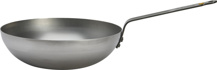 De Buyer Mineral B Wok 28cm right side