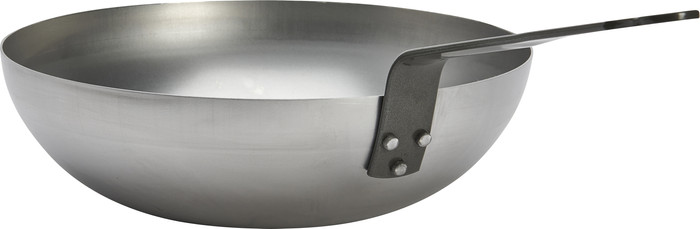 De Buyer Mineral B Wok 28cm detail