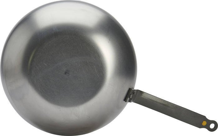 De Buyer Mineral B Wok 28cm bottom