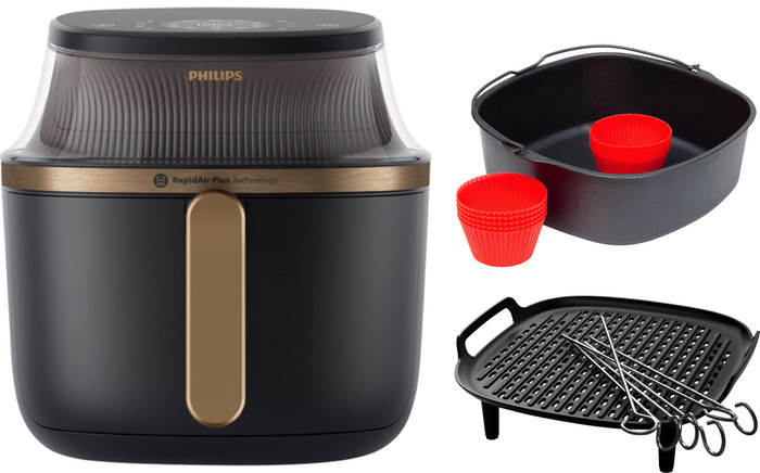 Philips Airfryer XXL 3000 Serie NA342/00 + Grillkit + Bakset Main Image