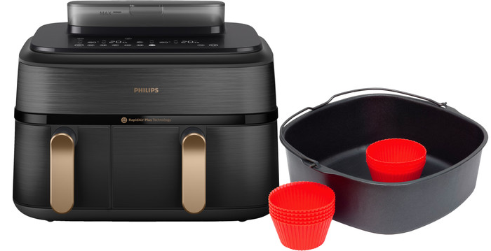 Philips 5000 Series Dual Basket NA552/00 + Bakmeesterset Main Image