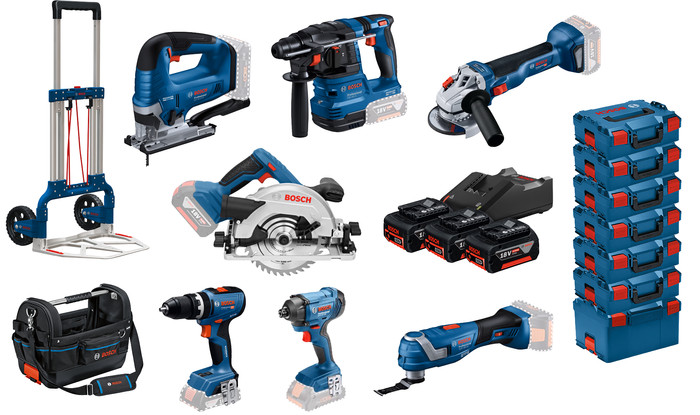 Bosch Professional 7-piece Combi Set Complete Main Image
