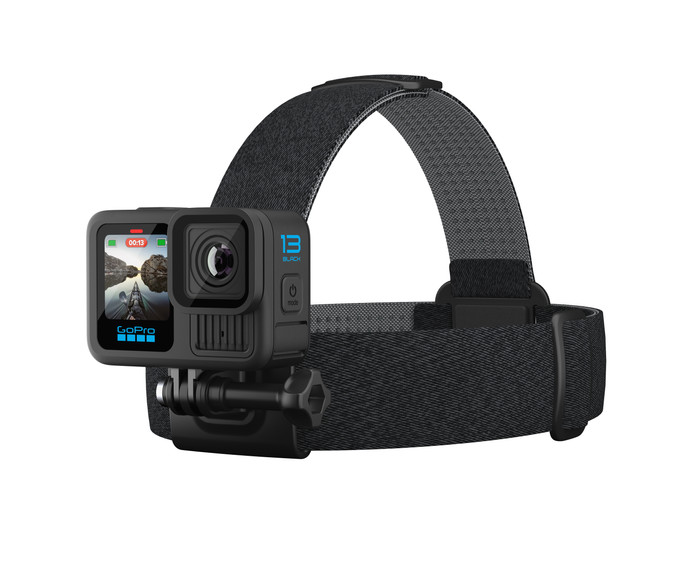 GoPro Head Strap + QuickClip linkerkant