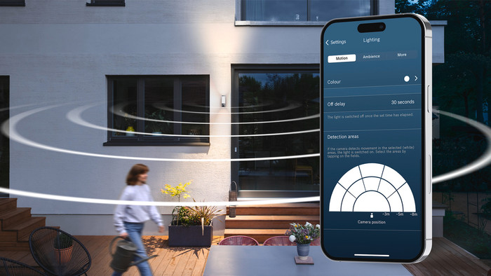 Bosch Eyes Outdoor Camera 2 product in gebruik