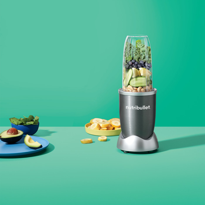 Nutribullet 900 Pro Grijs product in gebruik