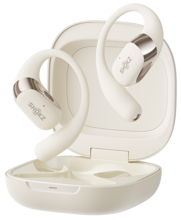 Shokz OpenFit 2 Beige rechterkant
