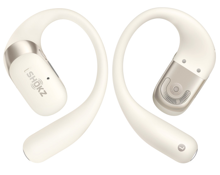 Shokz OpenFit 2 Beige voorkant