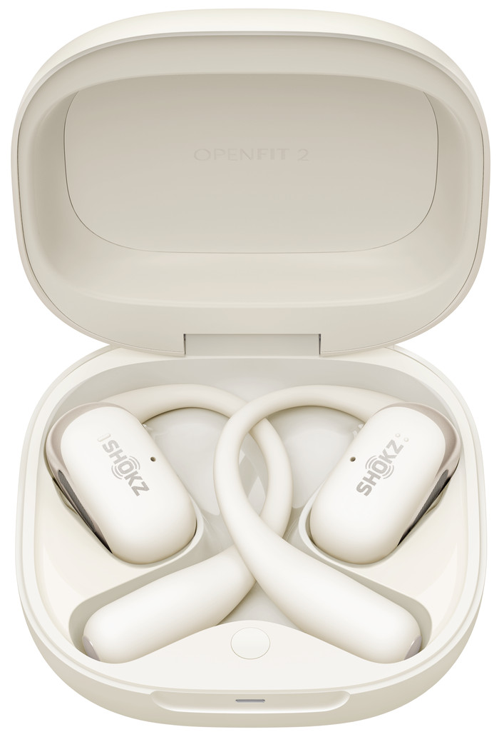 Shokz OpenFit 2 Beige voorkant