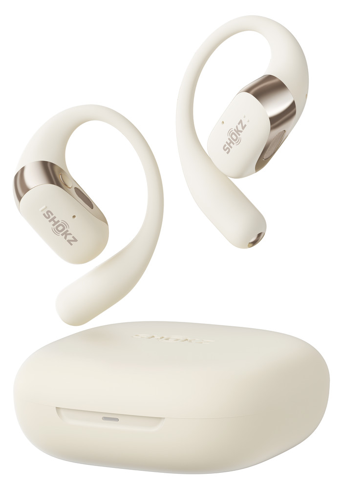 Shokz OpenFit 2 Beige voorkant