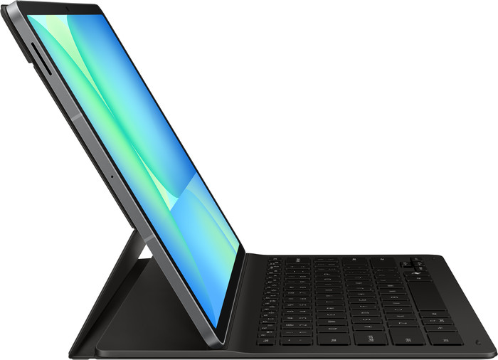 Samsung Galaxy Tab S10 FE Plus 13,1 inch 128GB Wifi Zilver + Toetsenbord Hoes QWERTY linkerkant