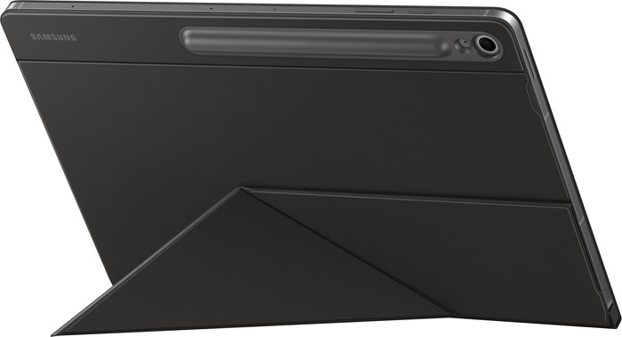 Samsung Galaxy Tab S10 FE Plus 13,1 inch 256GB Wifi en 5G Grijs + Book Case Zwart rechterkant