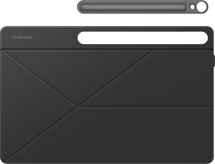 Samsung Galaxy Tab S10 FE Plus 13,1 inch 256GB Wifi en 5G Grijs + Book Case Zwart detail