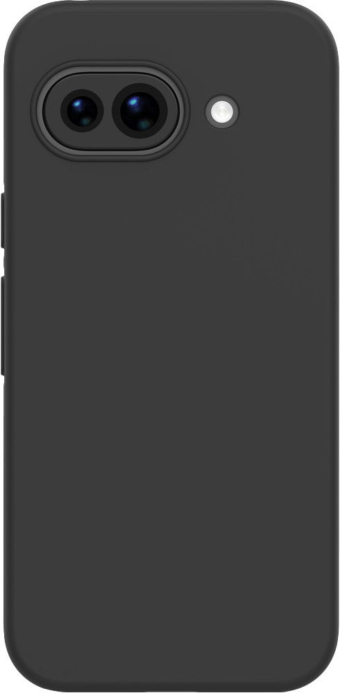 Just in Case Soft Design Google Pixel 9a Back Cover Zwart Main Image