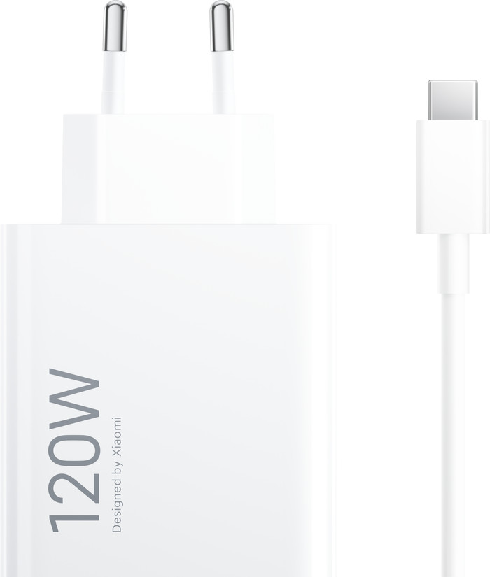 Xiaomi Hypercharge Power Delivery Oplader 120W + Usb A naar Usb C Kabel (1m) Wit Main Image