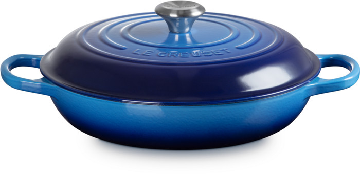 Le Creuset Signature Campagnard Cocotte 30 cm Azur Main Image