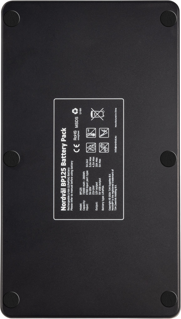 Nordväl BP125 Battery Pack Ultra onderkant