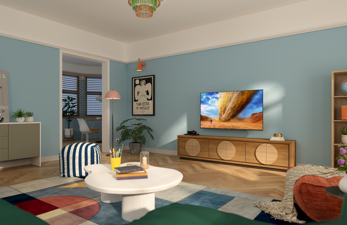 Philips 65" PUS7800 QLED 4K (2025) product in gebruik