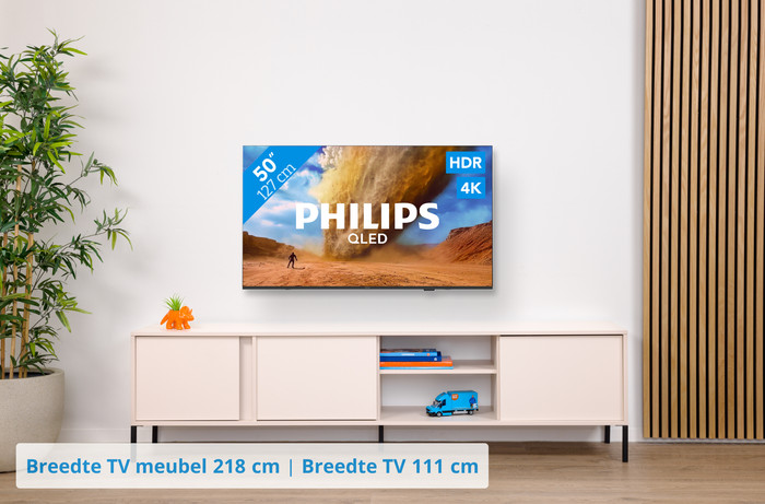 Philips 50" PUS7800 QLED 4K (2025) visual Coolblue 1