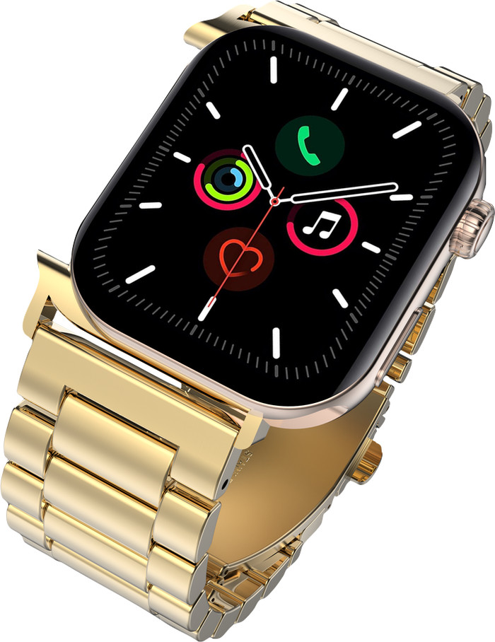 Just in Case Rvs Bandje Goud voor Apple Watch 40/41/42 mm bovenkant