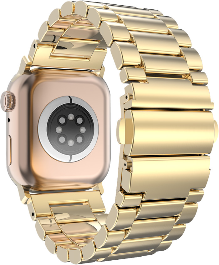 Just in Case Rvs Bandje Goud voor Apple Watch 40/41/42 mm achterkant