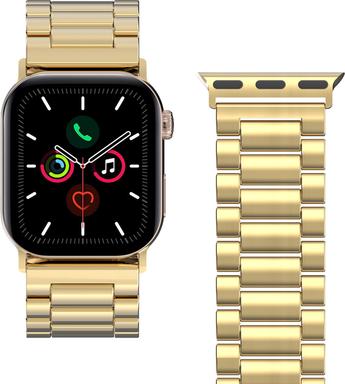 Just in Case Rvs Bandje Goud voor Apple Watch 40/41/42 mm detail