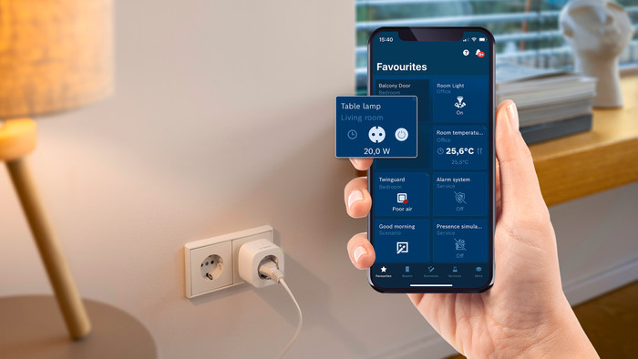 Bosch Smart Plug Compact product in gebruik