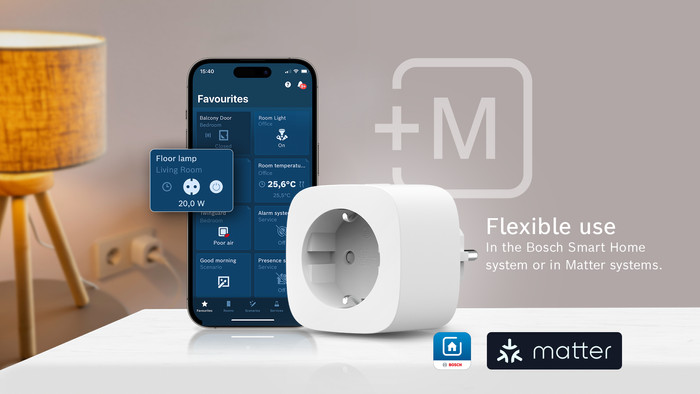 Bosch Smart Plug Compact product in gebruik