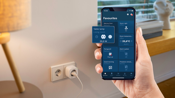 Bosch Smart Plug Compact product in gebruik