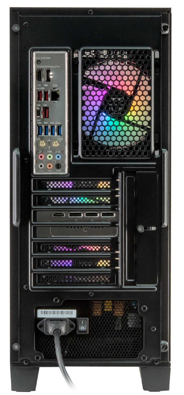 Powered by MSI Phantom achterkant