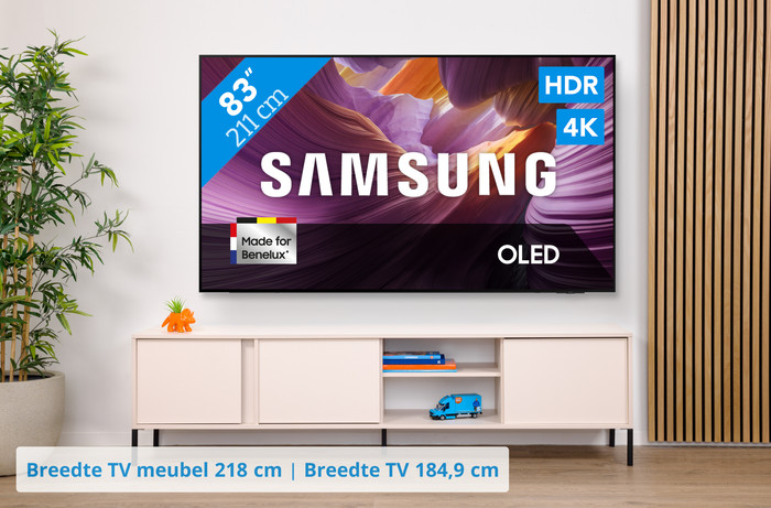 Samsung 83" OLED 4K S85F (2025) + Samsung HW-Q990F Zwart visual Coolblue 1