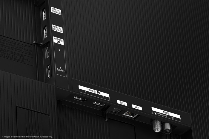 Samsung 55" OLED S85F 4K (2025) detail