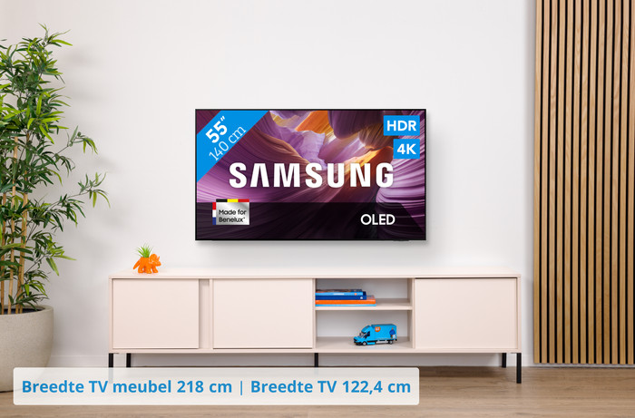 Samsung 55" OLED S85F 4K (2025) visual Coolblue 1