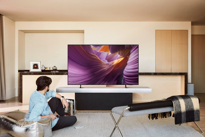 Samsung 55" OLED S85F 4K (2025) product in gebruik