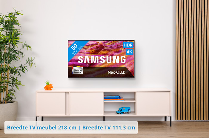 Samsung 50" Neo QLED QN90F 4K (2025) + Samsung HW-Q600F (2025) visual Coolblue 1
