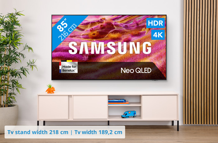 Samsung 85 inches Neo QLED QN90F 4K (2025) + Samsung HW-Q930F (2025) visual Coolblue 1