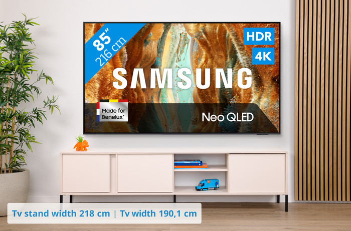 Samsung 85 inches Neo QLED QN73F 4K (2025) visual Coolblue 1