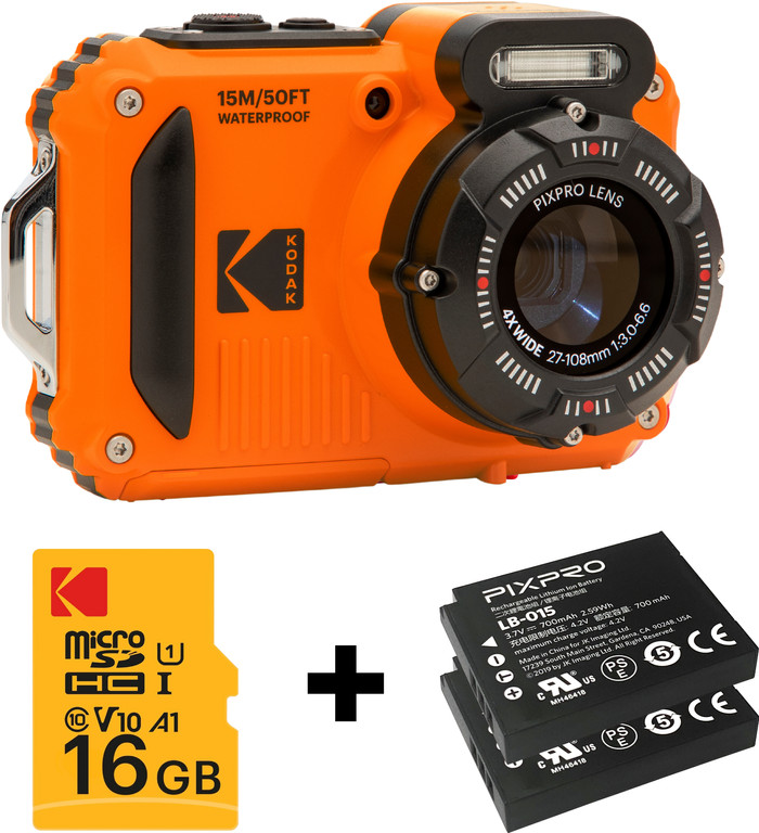 Kodak WPZ 2 Underwater Camera Kit combined product
