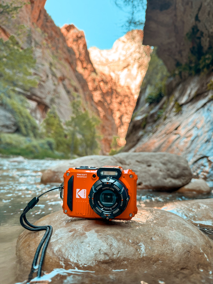 Kodak WPZ 2 Underwater Camera Kit product in use