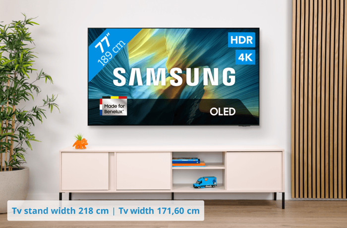 Samsung 77 inches OLED S95F 4K (2025) visual Coolblue 1