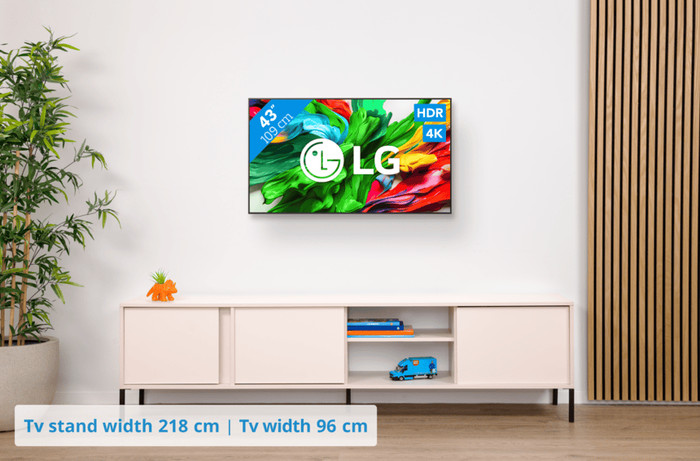 LG 43 inches QNED86 evo 4K (2025) + Sonos Beam Gen2 Black visual Coolblue 1