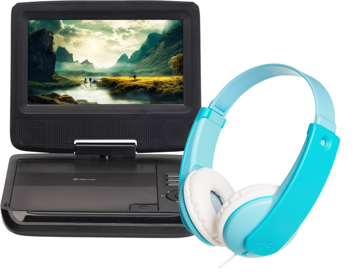 Denver MT 792 + JVC HA-KD7 Blau Main Image