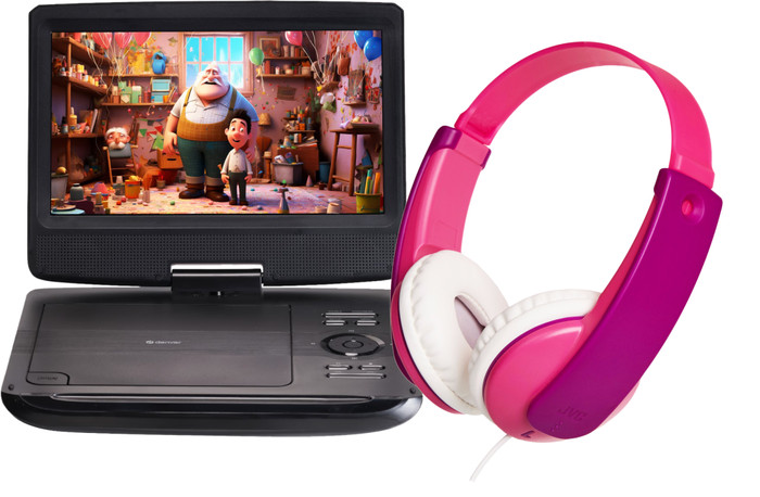 Denver MT-1097 + JVC HA-KD7 Rosa Main Image