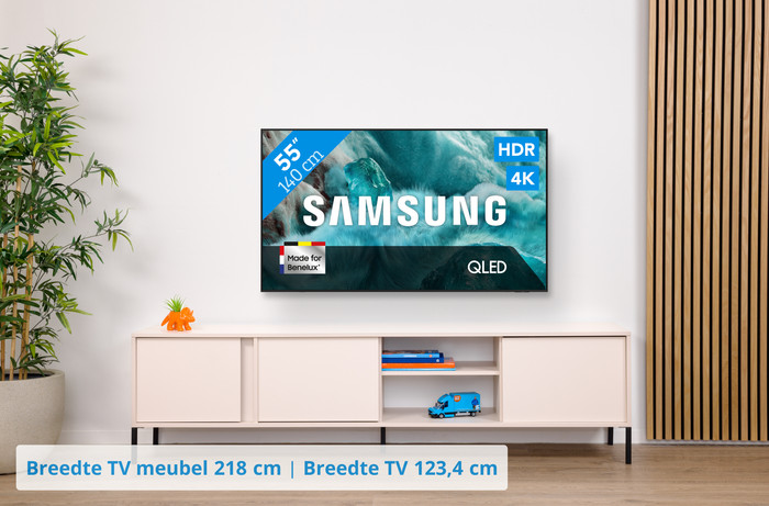 Samsung 55" QLED Q7F4 4K (2025) visual Coolblue 1